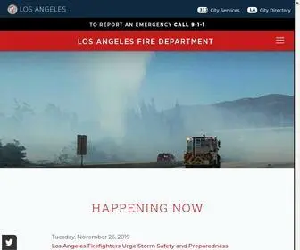 Lafd.org(Los Angeles Fire Department) Screenshot