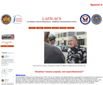 Lafdacs.org(LAFD ACS Home) Screenshot