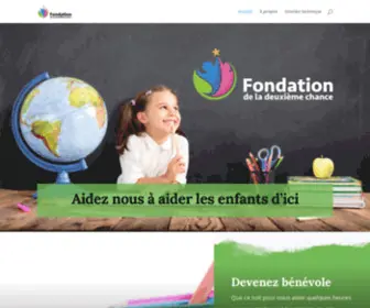 Lafdc.org(La Fondation de la Deuxième Chance) Screenshot