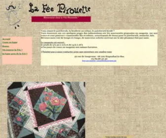 Lafeepirouette.com(Fée Pirouette) Screenshot