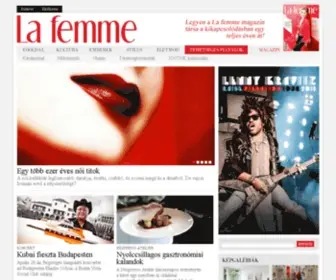 Lafemme.hu(La femme magazin) Screenshot