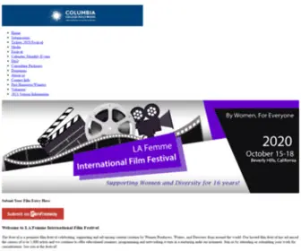 Lafemme.org(La femme international film festival) Screenshot