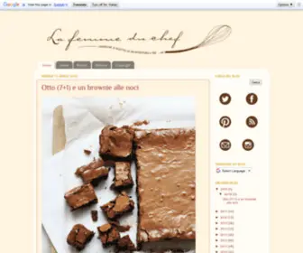 Lafemmeduchef.com(La Femme du Chef) Screenshot