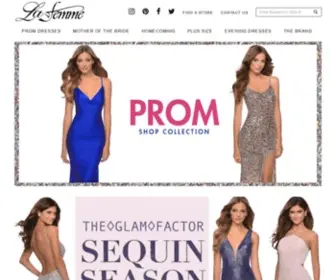 Lafemmefashion.com(Designer Dresses for the Fashion Forward Woman) Screenshot