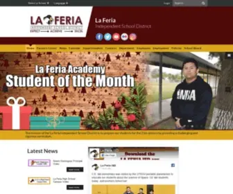 Laferiaisd.org(La feria independent school district) Screenshot