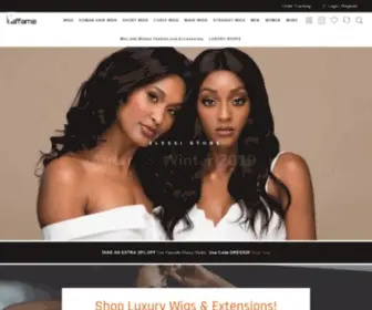 Laffame.com(Natural Wigs) Screenshot