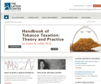 Laffercenter.com(Laffer Center) Screenshot