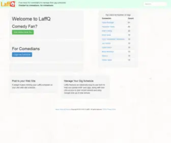 Laffq.com(For comedians) Screenshot