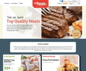 Lafiestamarkets.com(La Fiesta) Screenshot