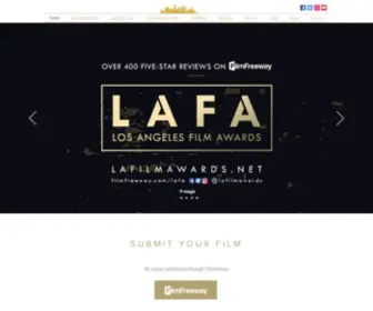 Lafilmawards.net(Los Angeles Film Awards) Screenshot