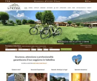 Lafiorida.com(La Fiorida Agriturismo Valtellina Lago di Como) Screenshot