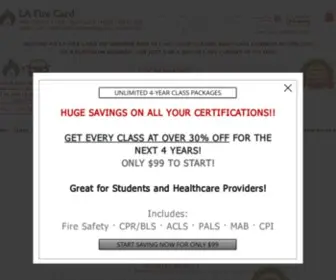 Lafirecard.com(LA Fire Card) Screenshot