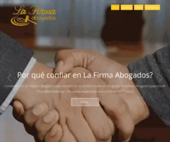 Lafirma-Abogados.com(LA FIRMA ABOGADOS) Screenshot