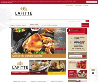 Lafitte.fr(Le meilleur Foie gras des Landes au meilleur prix en ligne) Screenshot