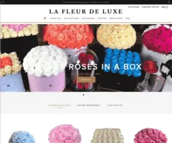 Lafleurdeluxe.com(La Fleur De Luxe) Screenshot