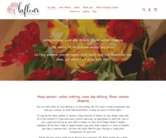 Lafleurflowermarket.com(Austin Florist) Screenshot