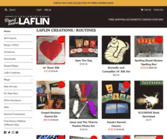 Laflinmagicstore.com(Gospel Magic and Silk Magic) Screenshot