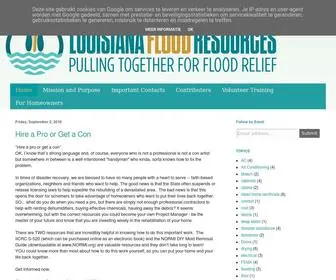 Lafloodresources.com(2016 Louisiana Flood Resources) Screenshot