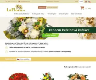 Laflora.cz(Květiny a kytice online) Screenshot