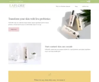 Laflore.com(Best Topical Live Probiotic Skincare Products) Screenshot