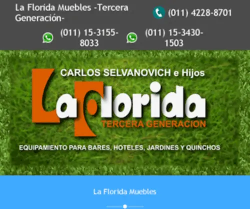 Lafloridamuebles.com.ar(Venta) Screenshot