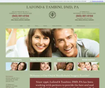 Lafondtambini.com(Summerville, SC Maxillofacial) Screenshot