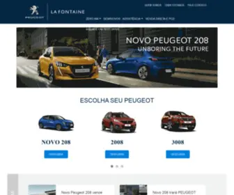 Lafontaineveiculos.com.br(PEUGEOT LA FONTAINE) Screenshot