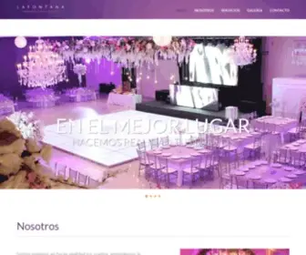 Lafontanaeventos.com(La Fontana Eventos) Screenshot