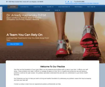 Lafootdoctors.com(Los Angeles) Screenshot