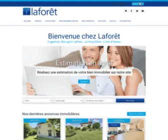 Laforet-Bourgoinjallieu.com(Immobilier) Screenshot