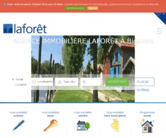 Laforet-Immobilier-Biganos.com(Immobilier Biganos) Screenshot