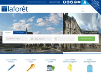 Laforet-Loiretcher.com(Agence immobilière Blois) Screenshot