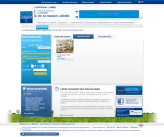 Laforet-Nordpasdecalais.com(LAFORÊT SARL HANARD IMMOBILIER) Screenshot