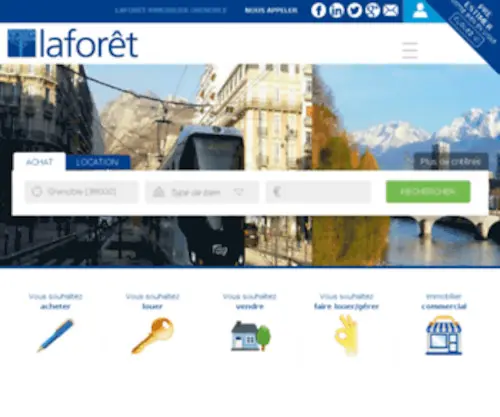 Laforet38.com(Immobilier Isère) Screenshot