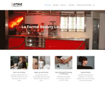 Laformebeauty.com(La Forme Beauty Lounge) Screenshot