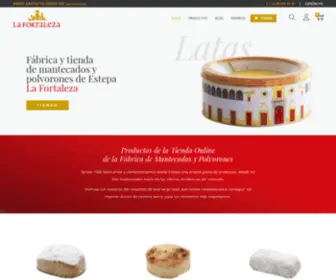 Lafortaleza.net(Fábrica de Mantecados y Polvorones en Estepa) Screenshot