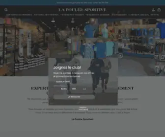 Lafouleesportive.com(Boutique de course à pied) Screenshot