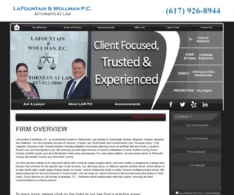 Lafountainwollman.com(LaFountain & Wollman P.C) Screenshot