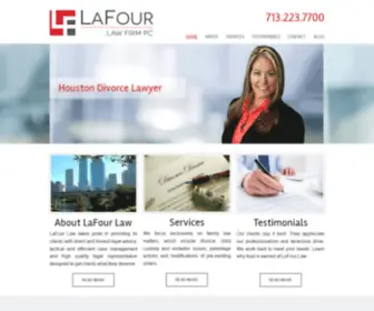 Lafourlaw.com(Lafour Law Firm PC) Screenshot