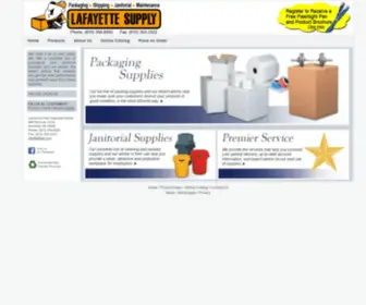 Lafpak.com(Lafayette Supply) Screenshot