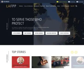 Lafpp.com(Los Angeles Fire and Police Pensions) Screenshot