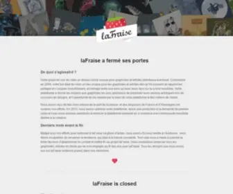 Lafraise.com(Your design community) Screenshot