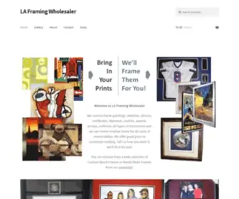 Laframingus.com(Framing Wholesaler) Screenshot