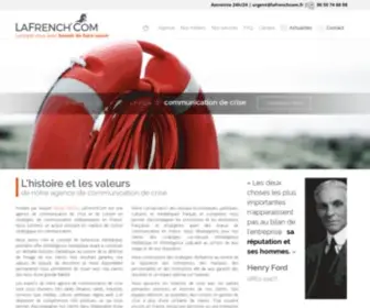 Lafrenchcom.fr(Agence LaFrenchCom) Screenshot