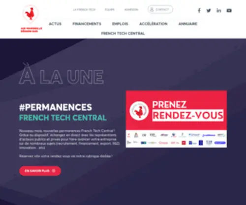 Lafrenchtech-Aixmarseille.fr(Région Sud) Screenshot