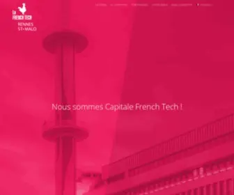 Lafrenchtech-Rennes.fr(La French Tech Rennes St Malo) Screenshot