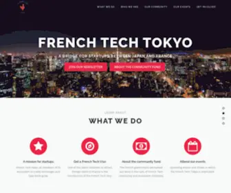 Lafrenchtechtokyo.jp(A network of entrepreneurs in Japan) Screenshot