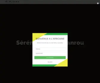 Lafricaineviebenin.com(L'Africaine Vie Benin) Screenshot