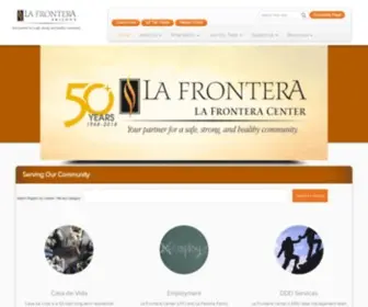 Lafronteracenter.org(A La Frontera Company) Screenshot