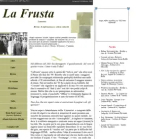 Lafrusta.net(La Frusta letteraria) Screenshot